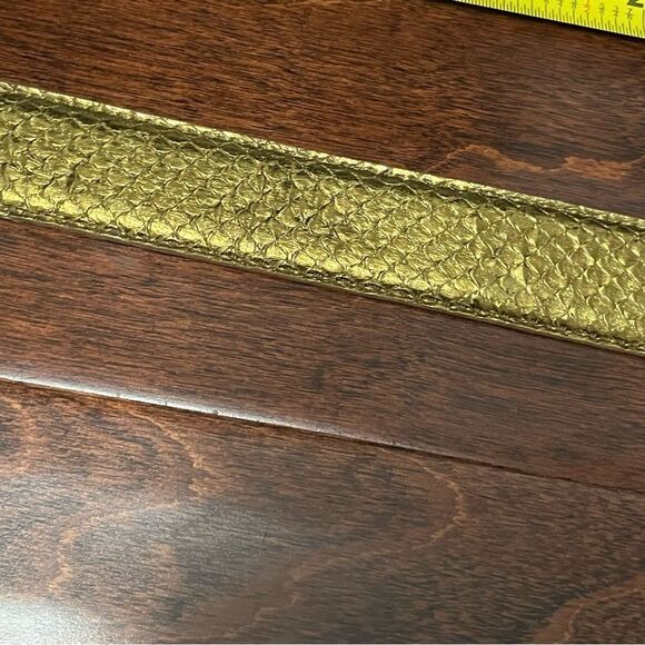 Vintage Metallic Gold Belt With Crystal XXX Buckle main image 16